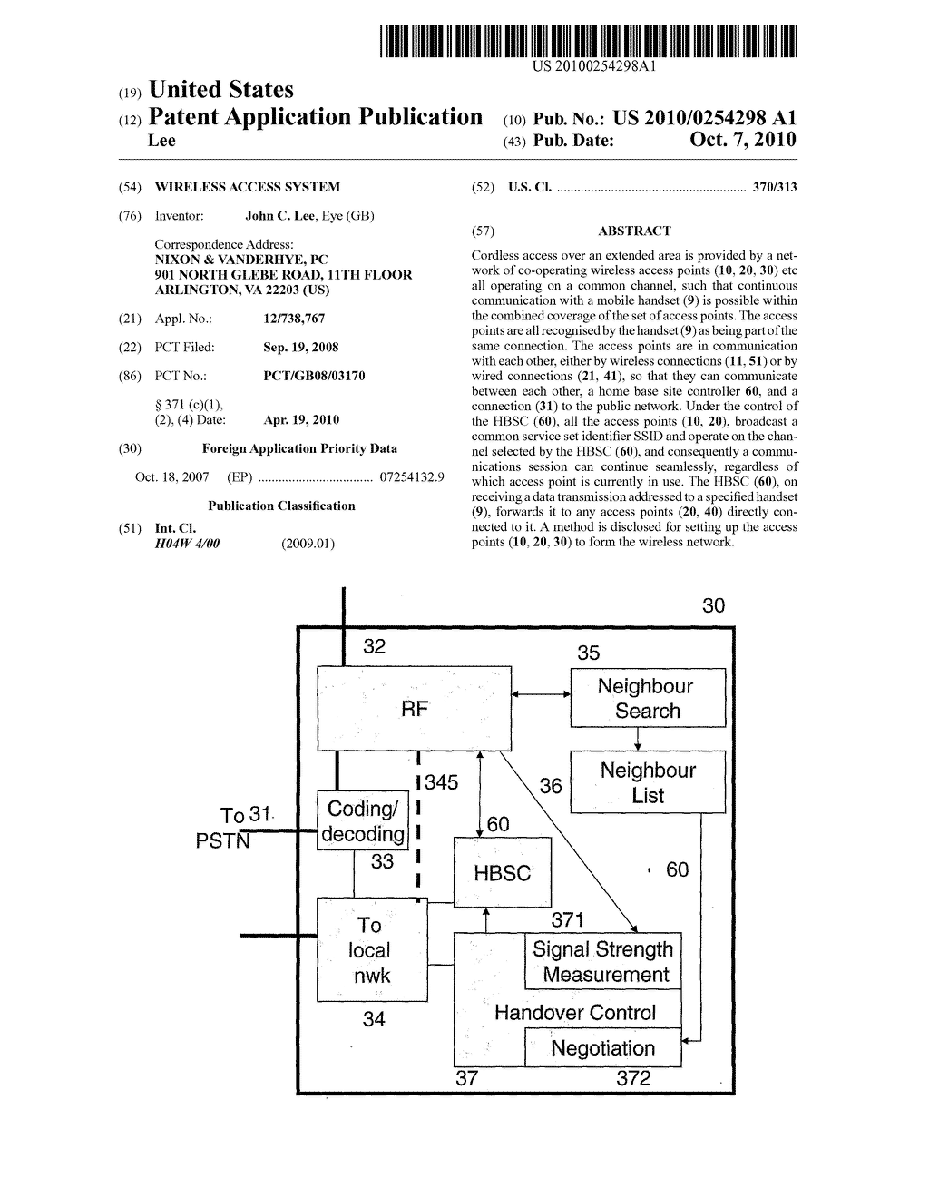 WIRELESS ACCESS SYSTEM - diagram, schematic, and image 01