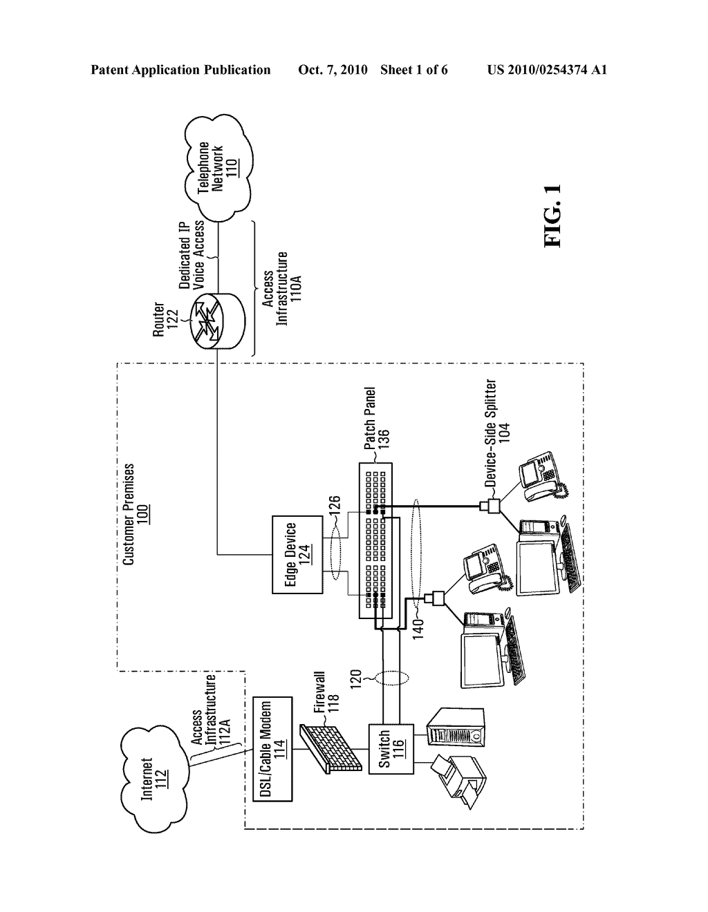 PATCH PANEL FOR USE IN DELIVERING VOICE AND DATA TO END USERS - diagram, schematic, and image 02