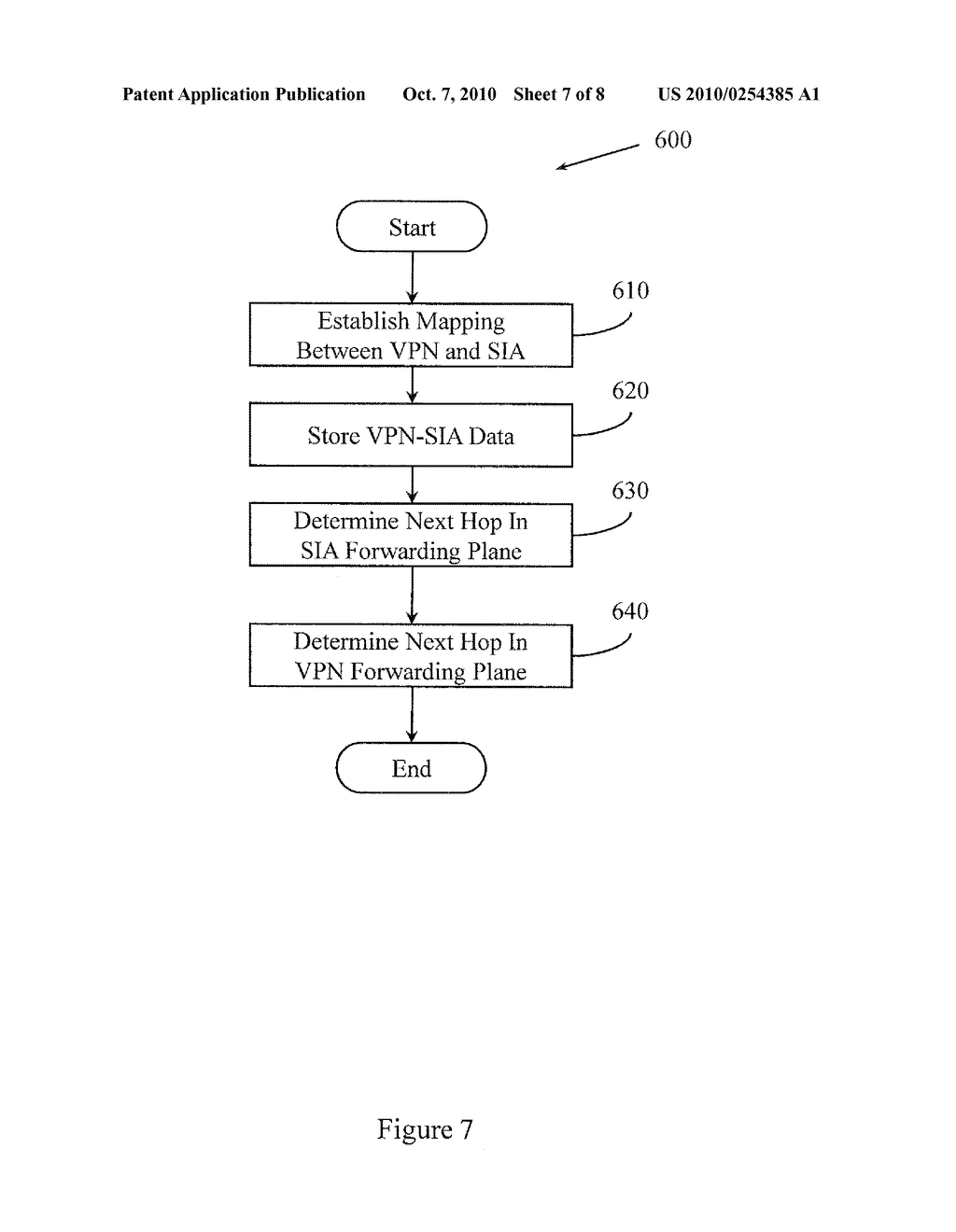 Service Insertion Architecture (SIA) in a Virtual Private Network (VPN) Aware Network - diagram, schematic, and image 08