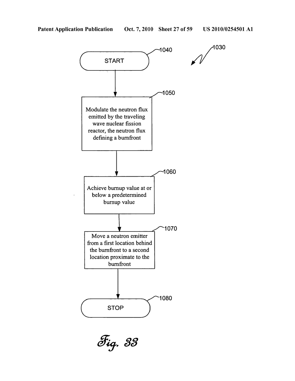 Traveling wave nuclear fission reactor, fuel assembly, and method of controlling burnup therein - diagram, schematic, and image 28