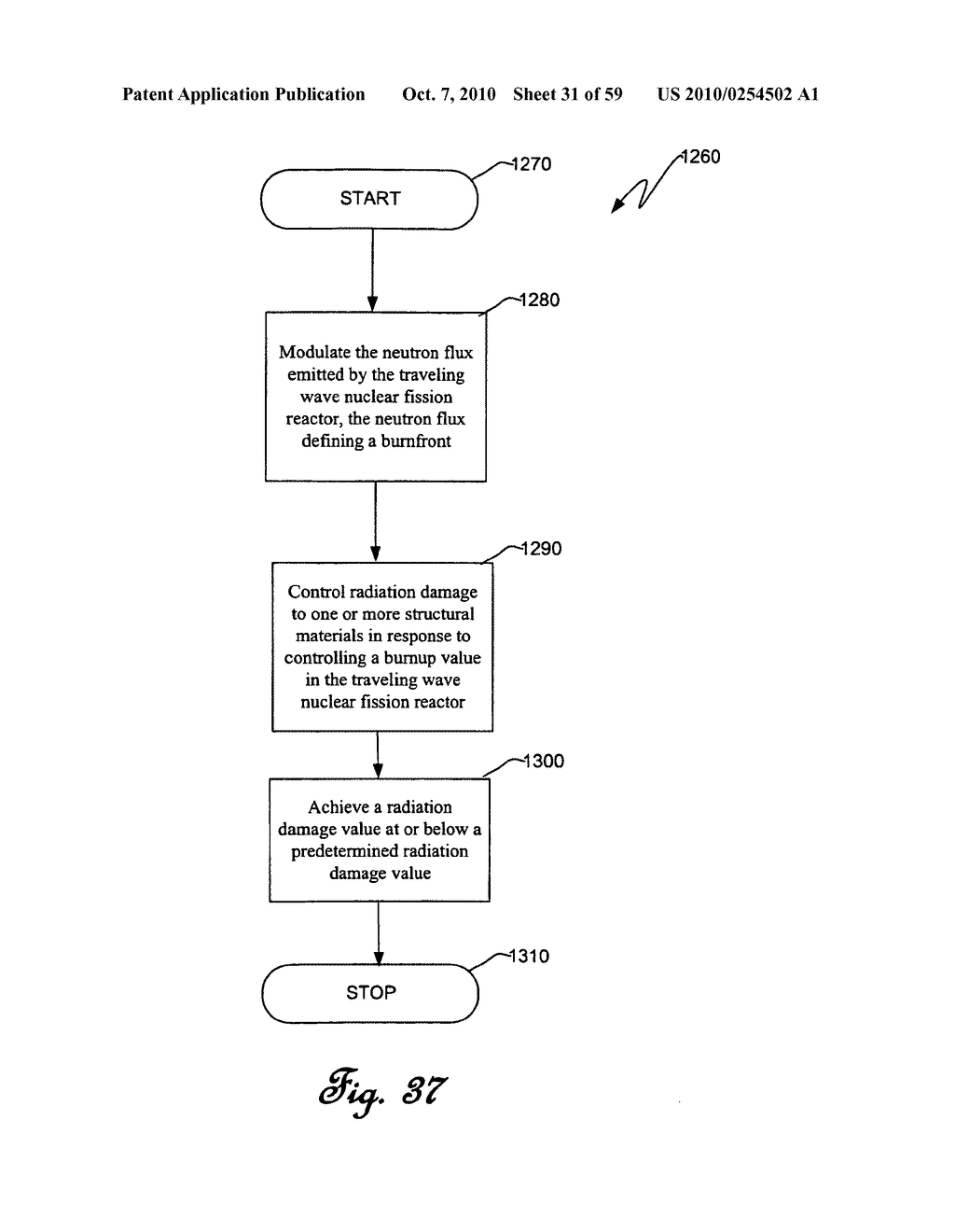 Traveling wave nuclear fission reactor, fuel assembly, and method of controlling burnup therein - diagram, schematic, and image 32