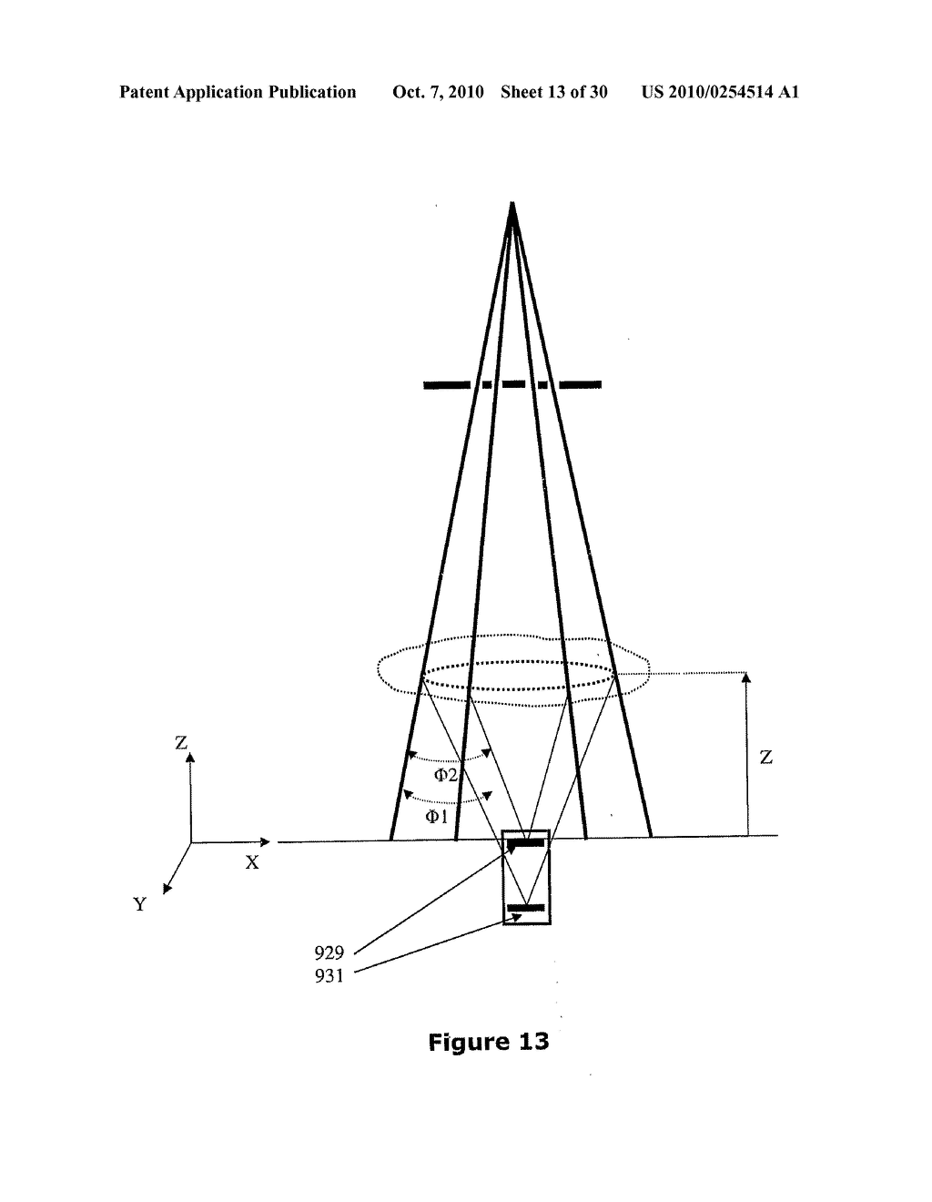 DETECTION OF X-RAY SCATTERING - diagram, schematic, and image 14