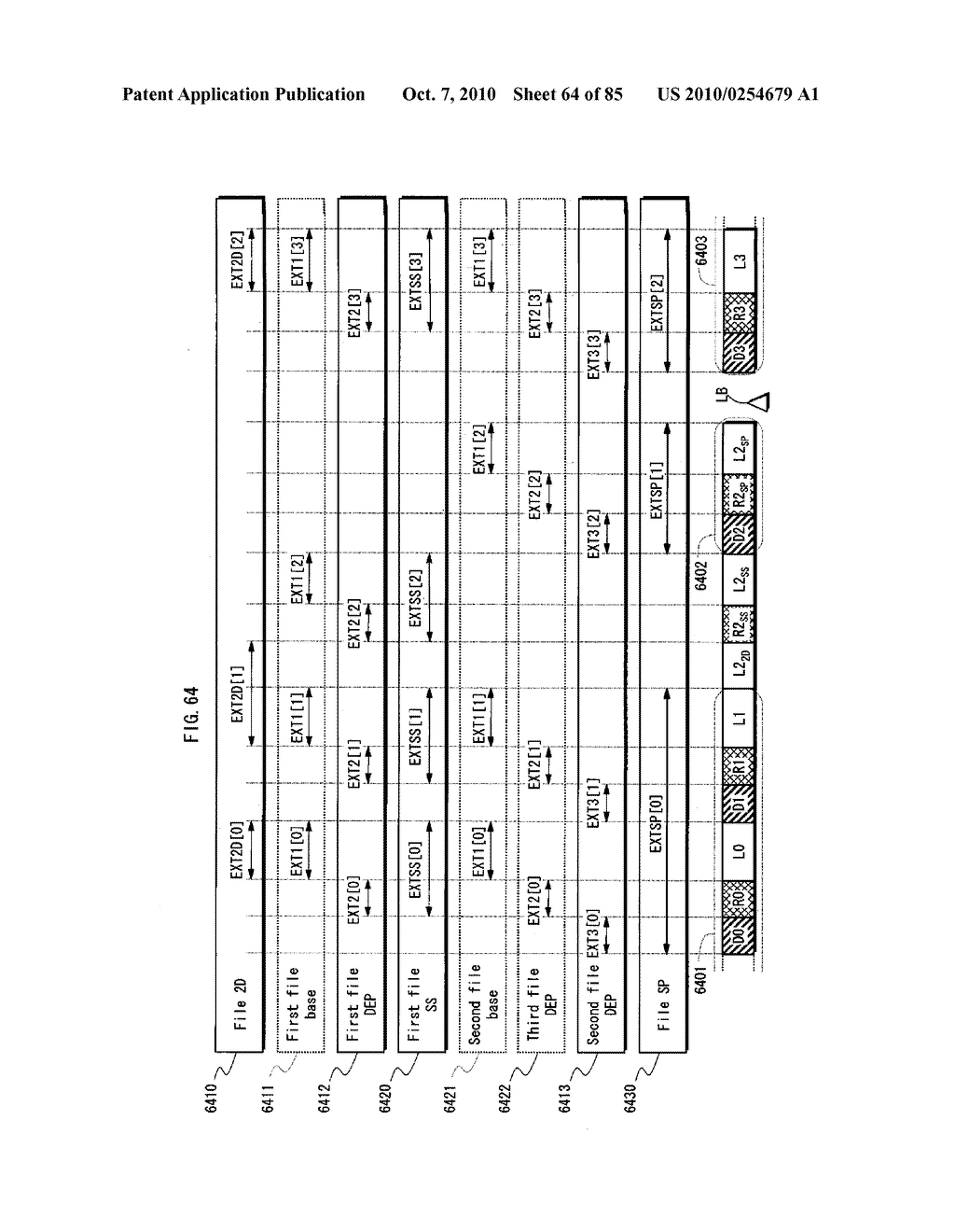 RECORDING MEDIUM, PLAYBACK APPARATUS, AND INTEGRATED CIRCUIT - diagram, schematic, and image 65