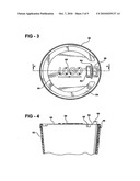 Method of Manufacturing Thermoformed Plastic Articles and Drink Cup Lid made by such Method diagram and image