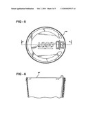 Method of Manufacturing Thermoformed Plastic Articles and Drink Cup Lid made by such Method diagram and image