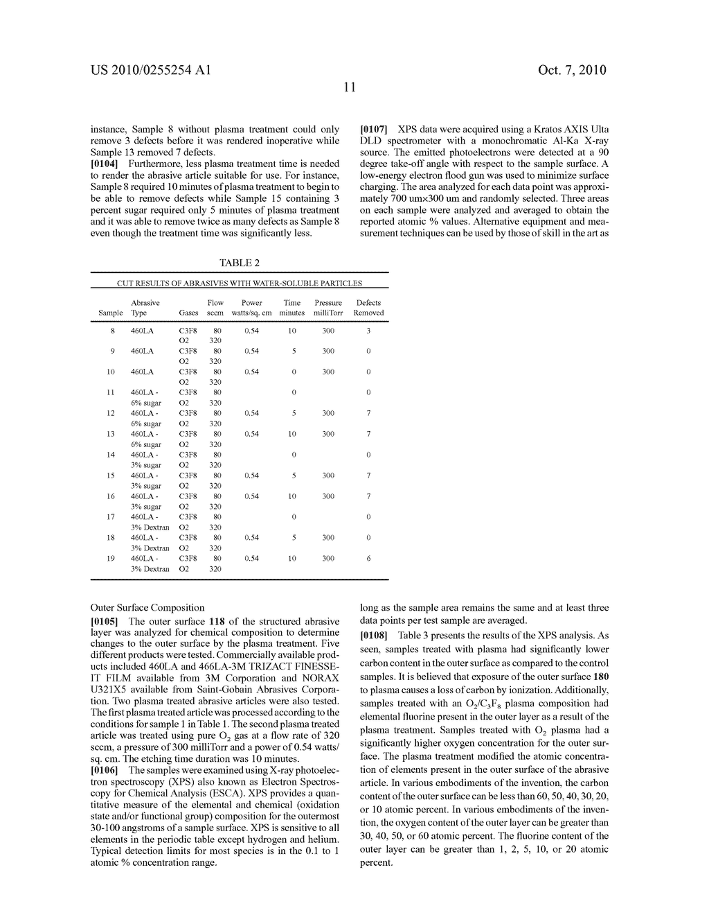 PLASMA TREATED ABRASIVE ARTICLE AND METHOD OF MAKING SAME - diagram, schematic, and image 19