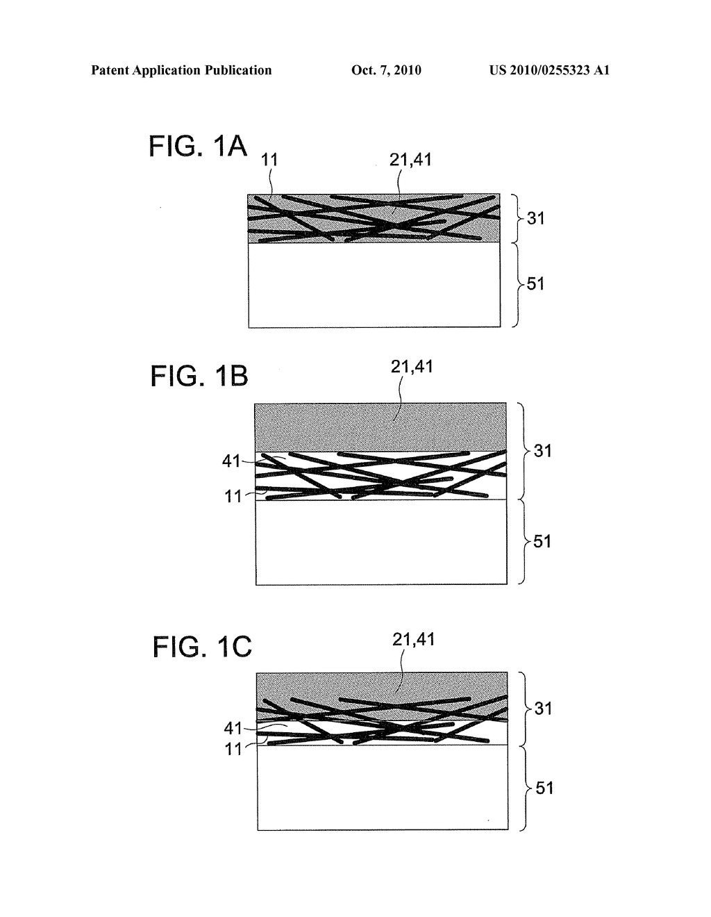 TRANSPARENT ELECTRODE, MANUFACTURING METHOD OF THE SAME AND ORGANIC ELECTROLUMINESCENCE ELEMENT - diagram, schematic, and image 02