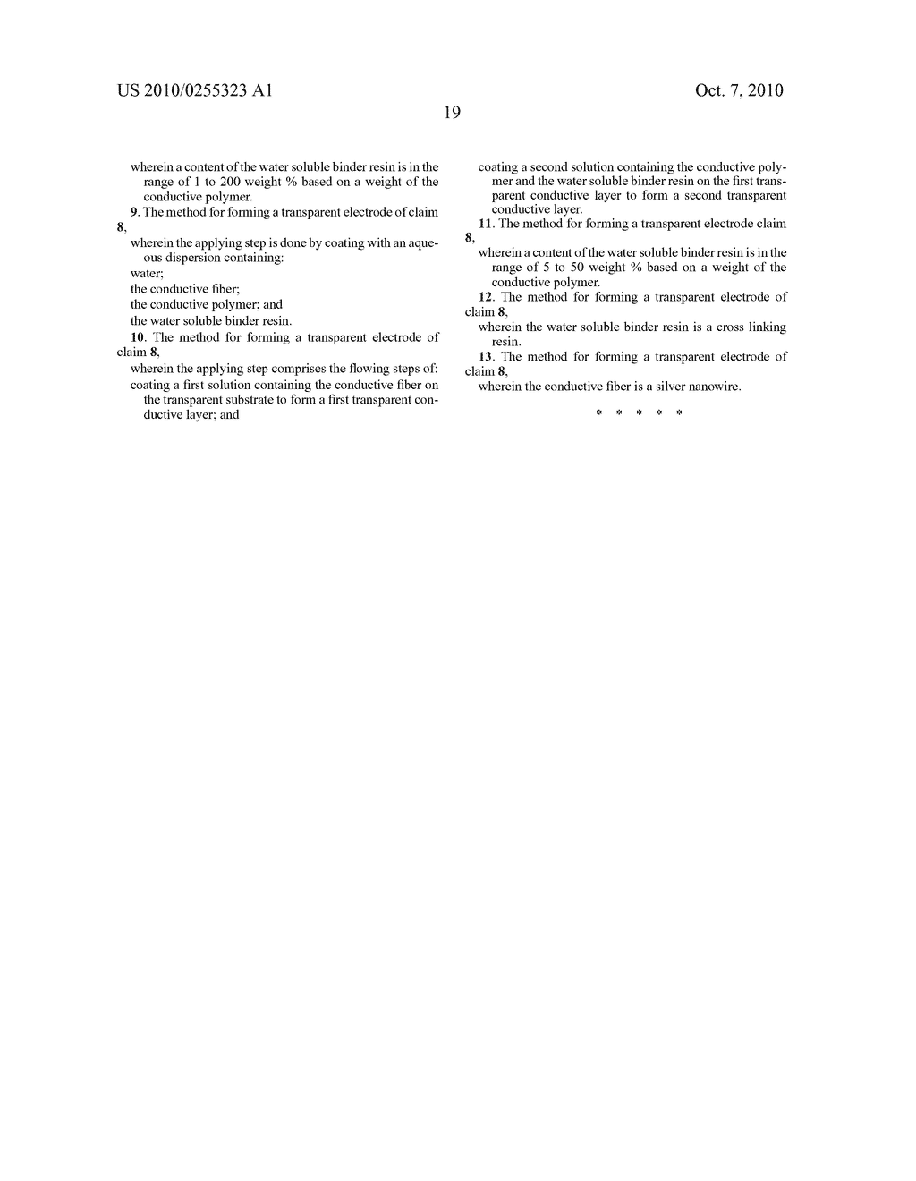 TRANSPARENT ELECTRODE, MANUFACTURING METHOD OF THE SAME AND ORGANIC ELECTROLUMINESCENCE ELEMENT - diagram, schematic, and image 21