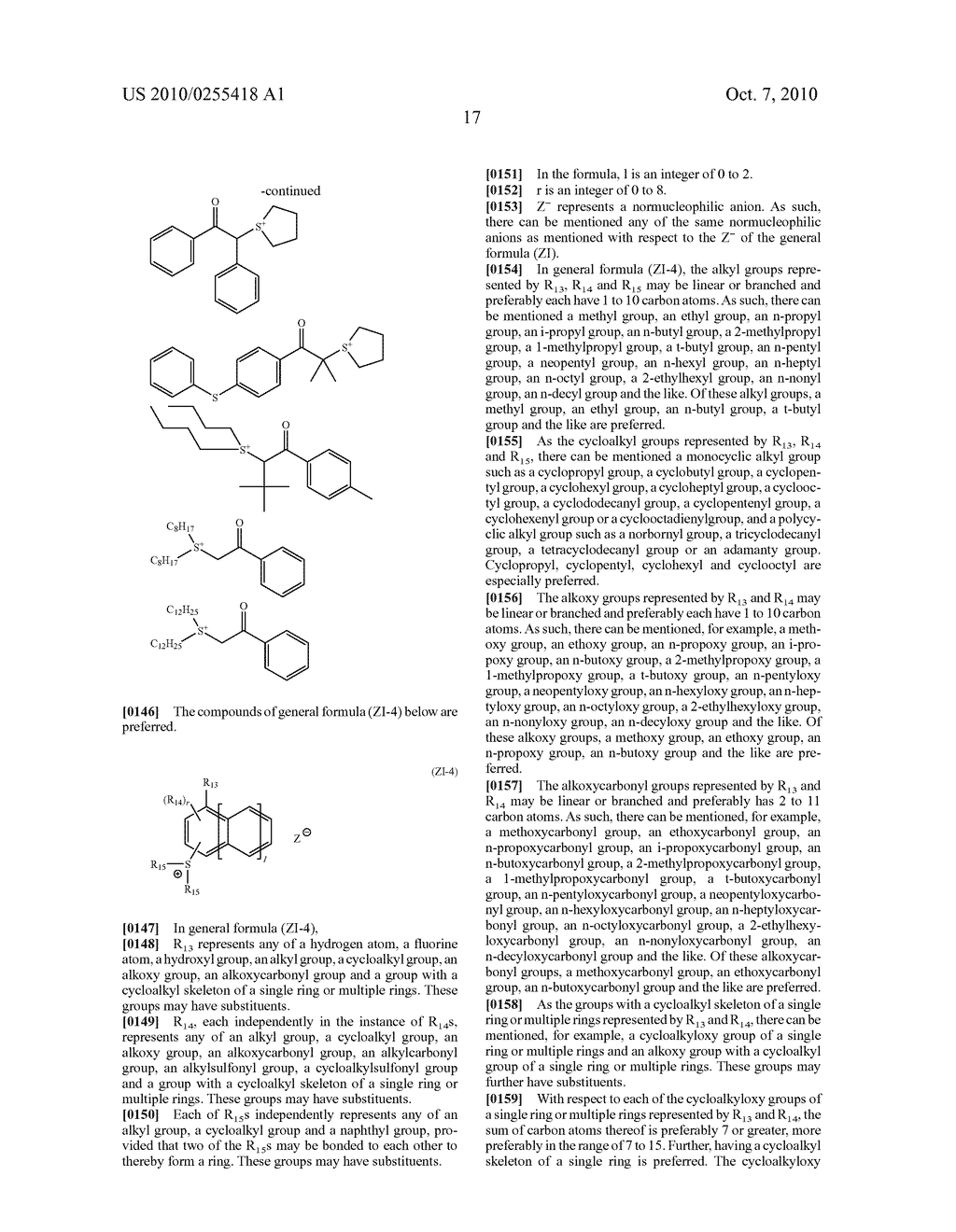 ACTINIC-RAY- OR RADIATION-SENSITIVE RESIN COMPOSITION AND METHOD OF FORMING PATTERN THEREWITH - diagram, schematic, and image 21