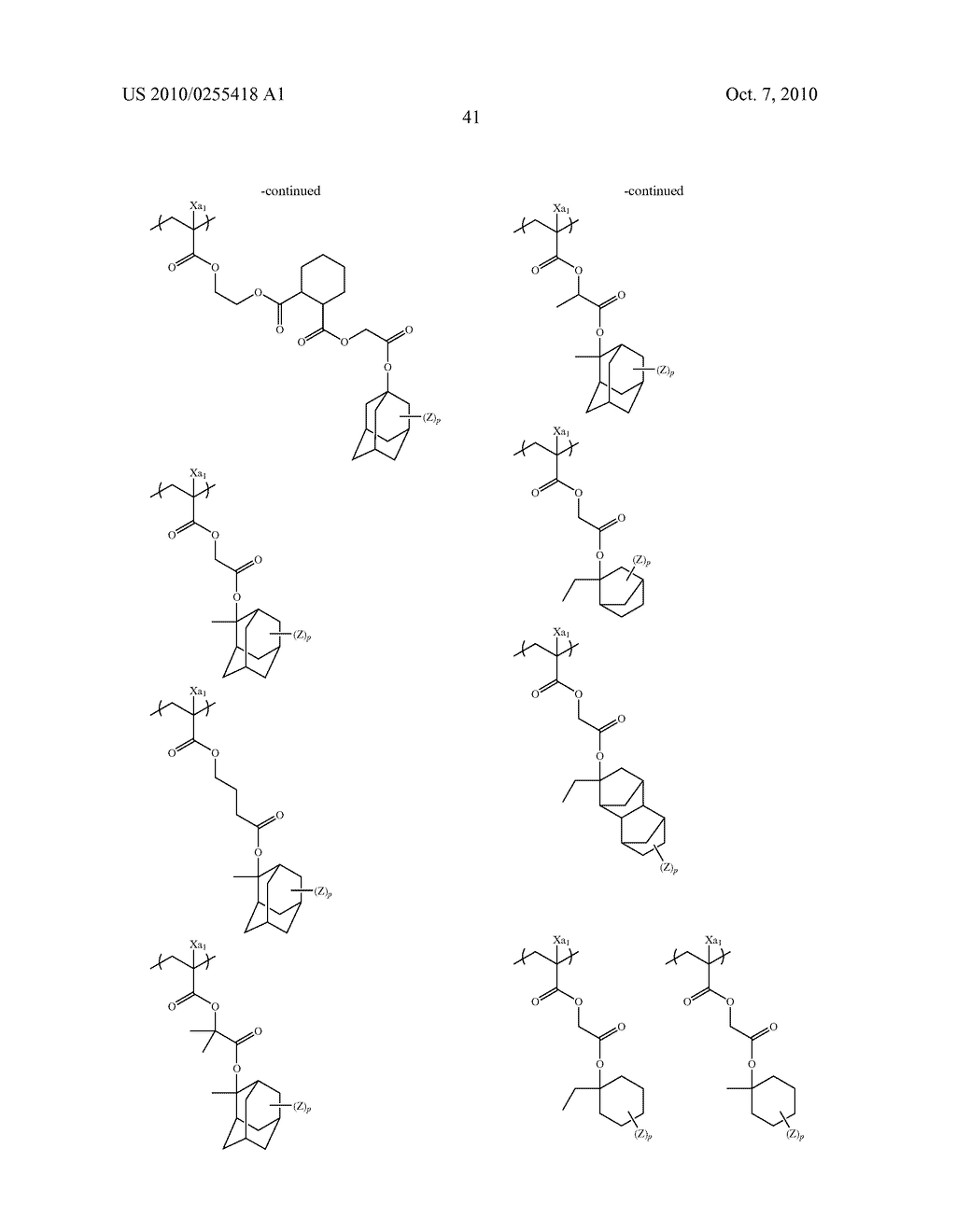 ACTINIC-RAY- OR RADIATION-SENSITIVE RESIN COMPOSITION AND METHOD OF FORMING PATTERN THEREWITH - diagram, schematic, and image 45