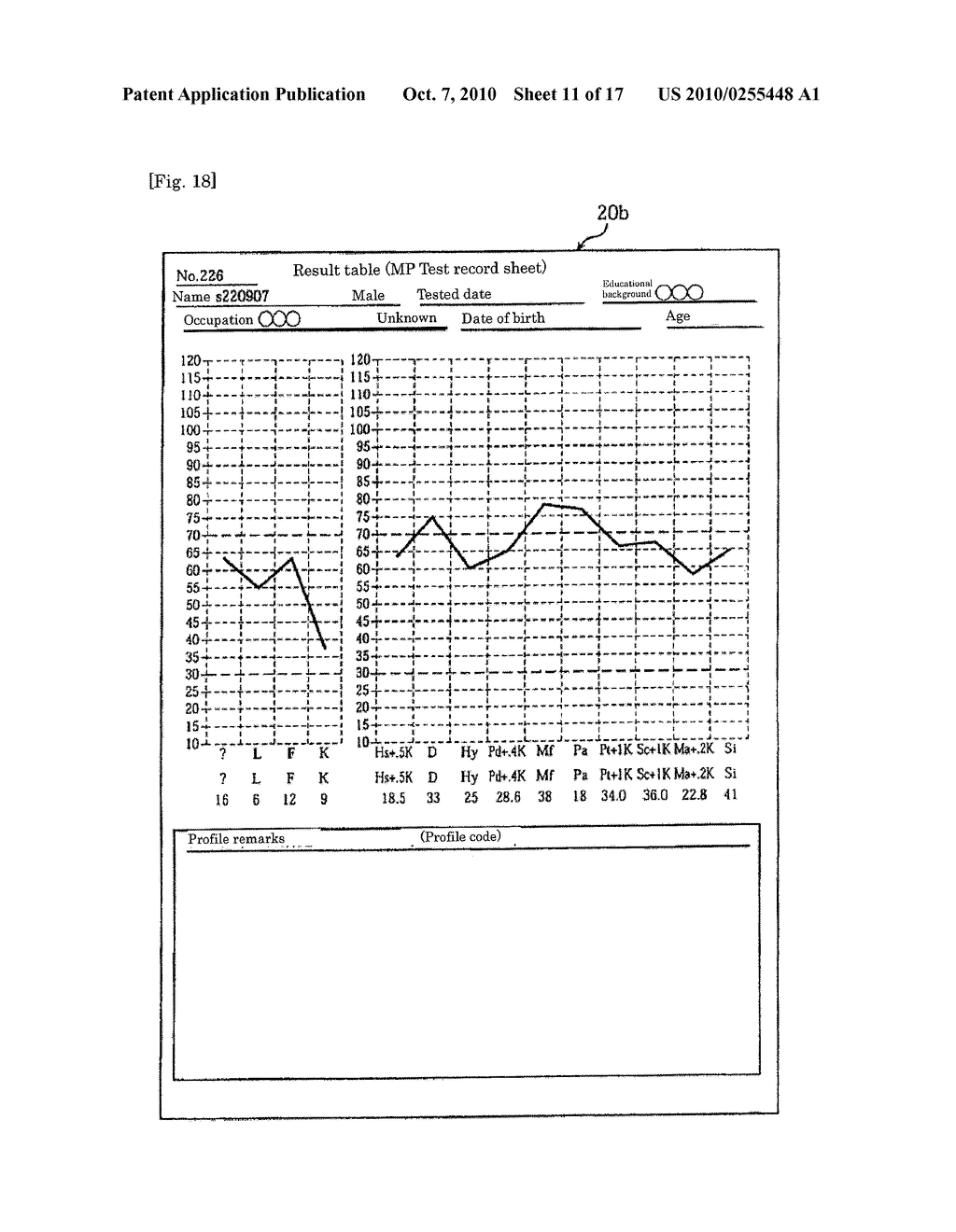 PERSONALITY TESTING APPARATUS - diagram, schematic, and image 12