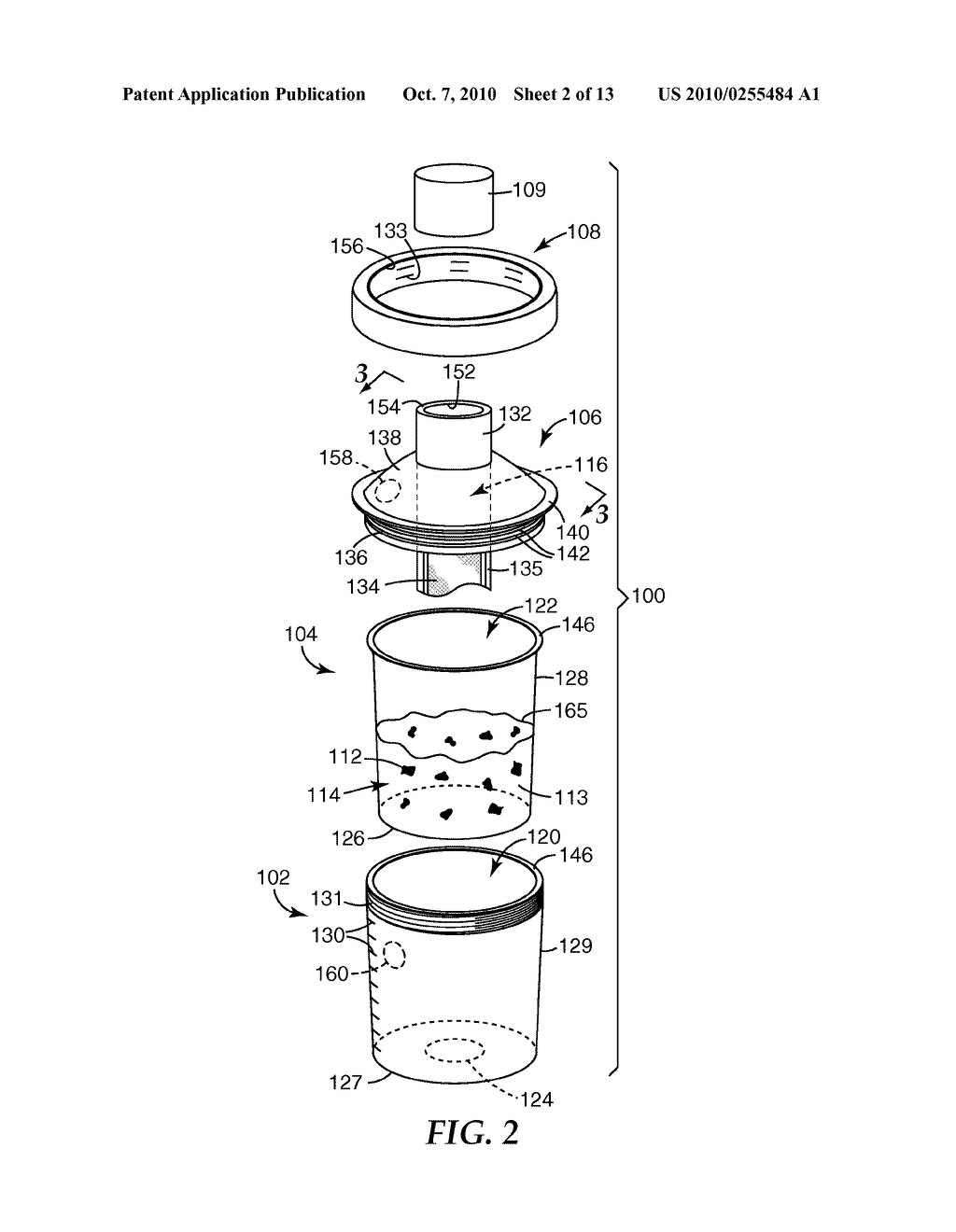 SAMPLE PREPARATION CONTAINER AND METHOD - diagram, schematic, and image 03