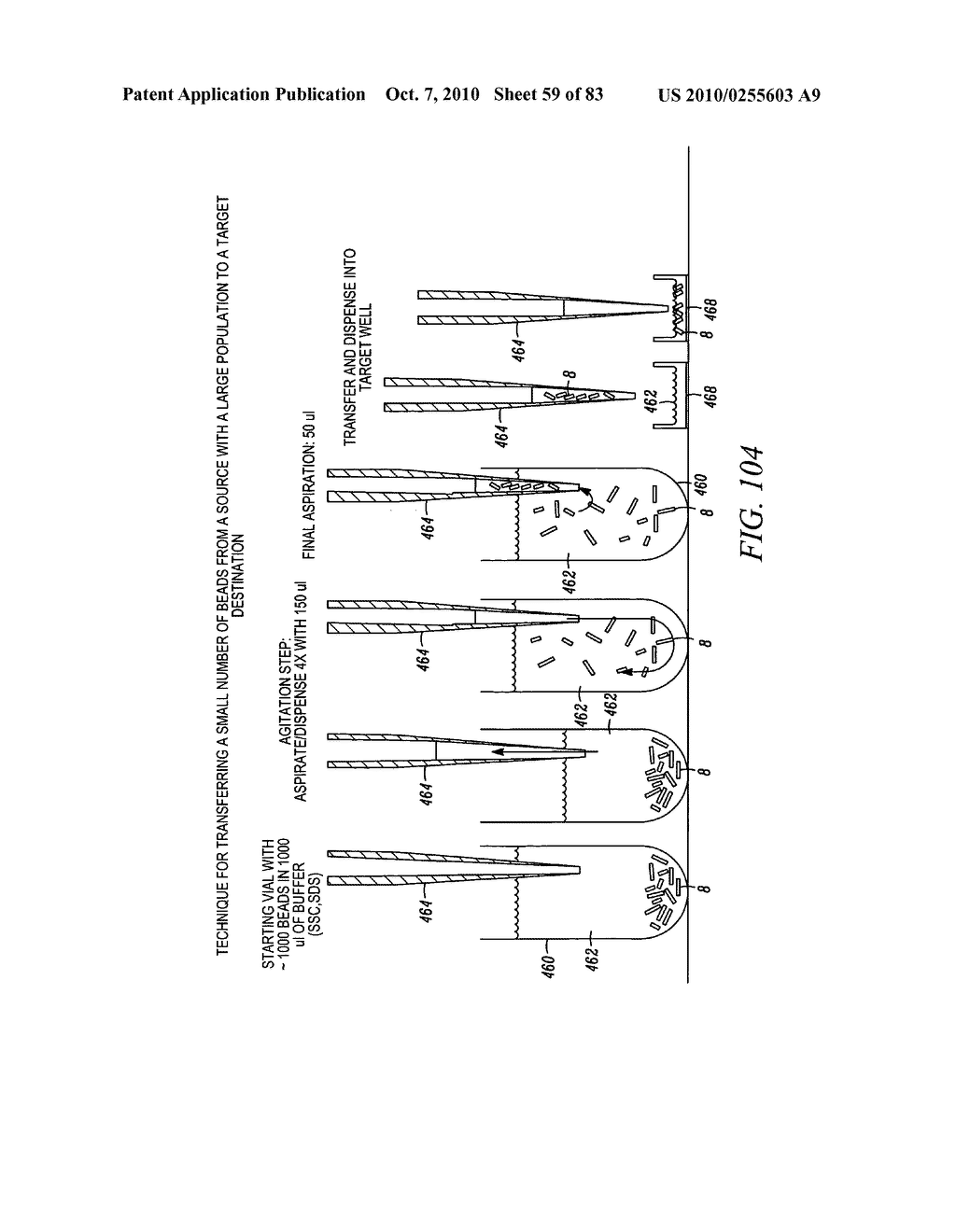 Method and apparatus for aligning microbeads in order to interrogate the same - diagram, schematic, and image 60