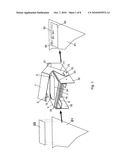 METHOD AND A DEVICE FOR PLACING OF A CARD OR THE LIKE IN A SHEET diagram and image