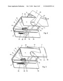 METHOD AND A DEVICE FOR PLACING OF A CARD OR THE LIKE IN A SHEET diagram and image