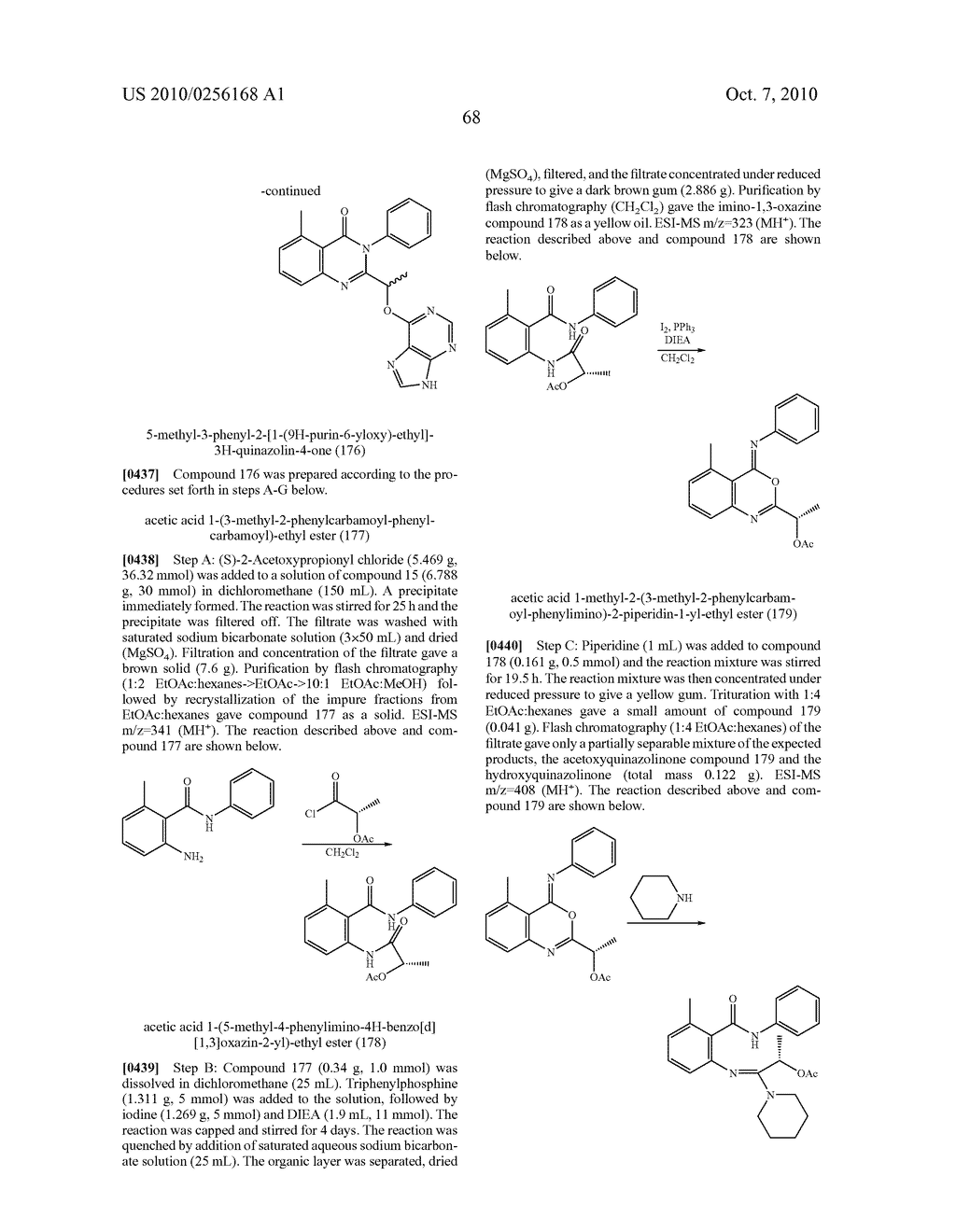 QUINAZOLINONES AS INHIBITORS OF HUMAN PHOSPHATIDYLINOSITOL 3-KINASE DELTA - diagram, schematic, and image 69