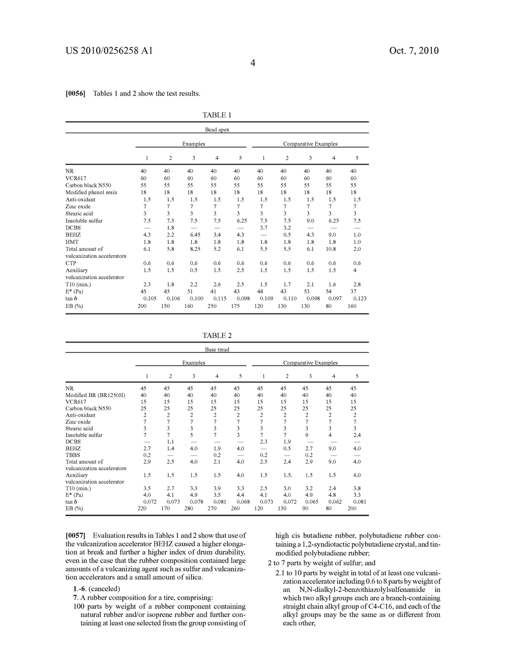 RUBBER COMPOSITION FOR TIRE - diagram, schematic, and image 05