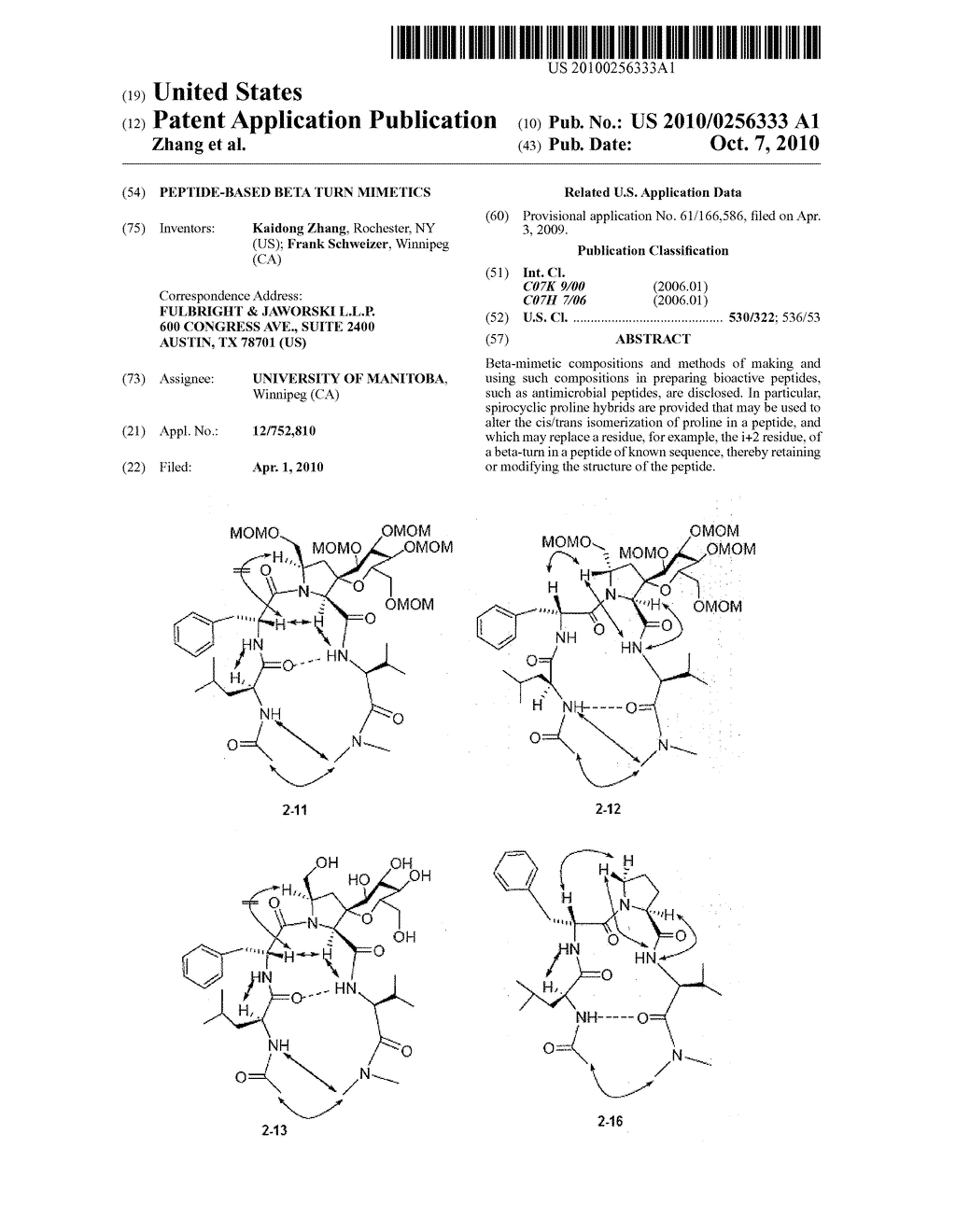 Peptide-Based Beta Turn Mimetics - diagram, schematic, and image 01