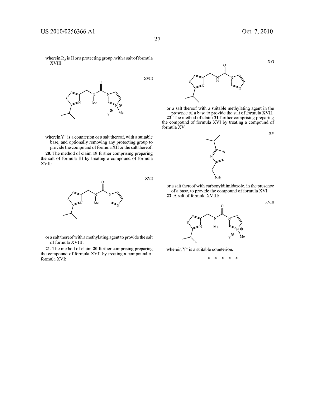 METHODS AND INTERMEDIATES FOR PREPARING PHARMACEUTICAL AGENTS - diagram, schematic, and image 28
