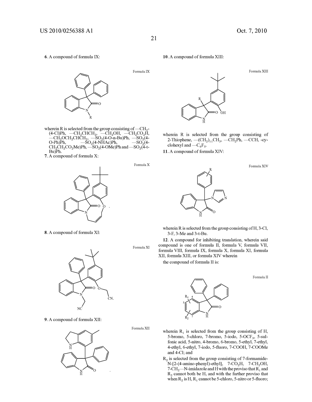 3-3-Di-Substituted-Oxindoles As Inhibitors of Translation Initiation - diagram, schematic, and image 27