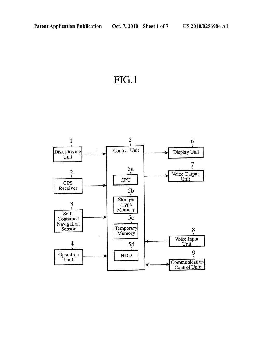 CAR NAVIGATION APPARATUS - diagram, schematic, and image 02