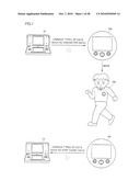 INFORMATION PROCESSING SYSTEM INCLUDING DEVICE HAVING MOTION SENSING FUNCTION, STORAGE MEDIUM STORING PROGRAM DIRECTED THERETO, AND INFORMATION PROCESSING DEVICE diagram and image