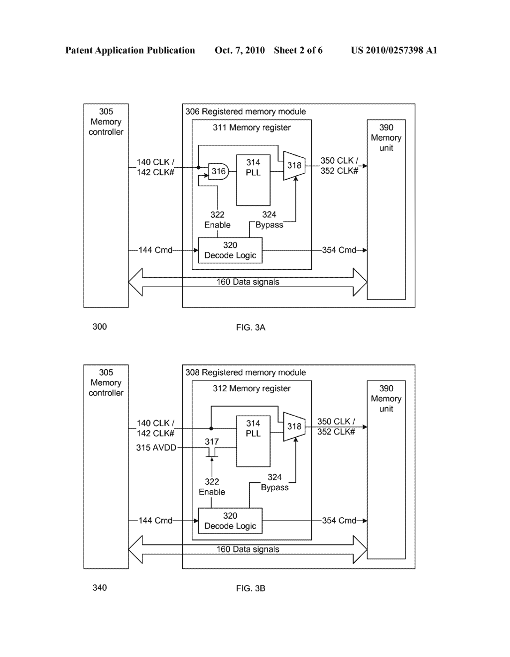 METHOD AND SYSTEM TO IMPROVE THE OPERATIONS OF A REGISTERED MEMORY MODULE - diagram, schematic, and image 03