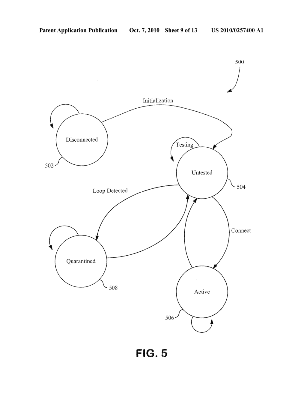 NETWORK LOOP HEALING APPARATUS AND METHODS - diagram, schematic, and image 10