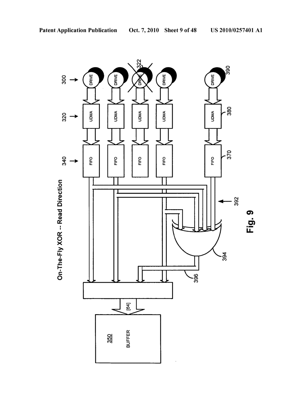 DISK CONTROLLER METHODS AND APPARATUS WITH IMPROVED STRIPING, REDUNDANCY OPERATIONS AND INTERFACES - diagram, schematic, and image 10