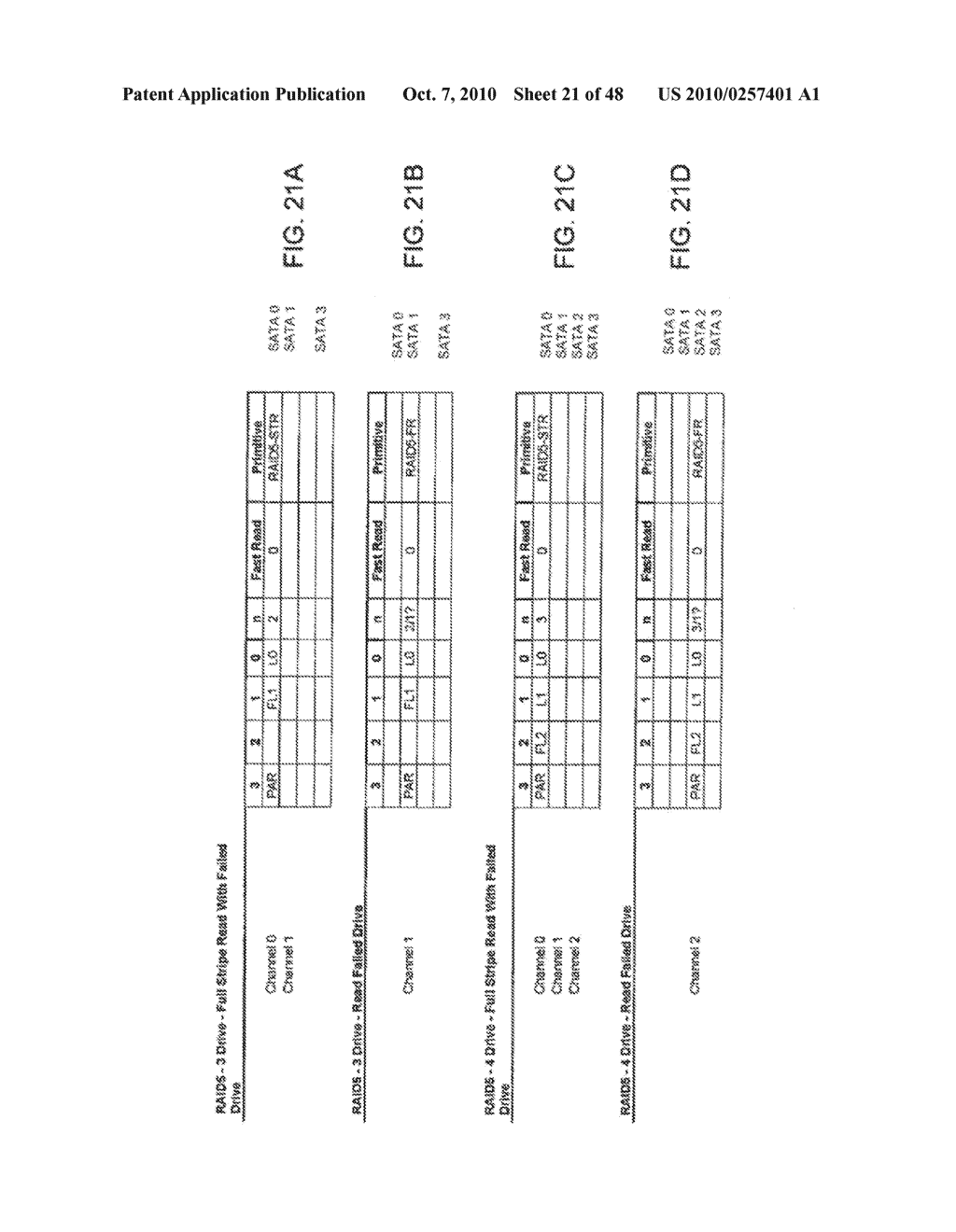 DISK CONTROLLER METHODS AND APPARATUS WITH IMPROVED STRIPING, REDUNDANCY OPERATIONS AND INTERFACES - diagram, schematic, and image 22