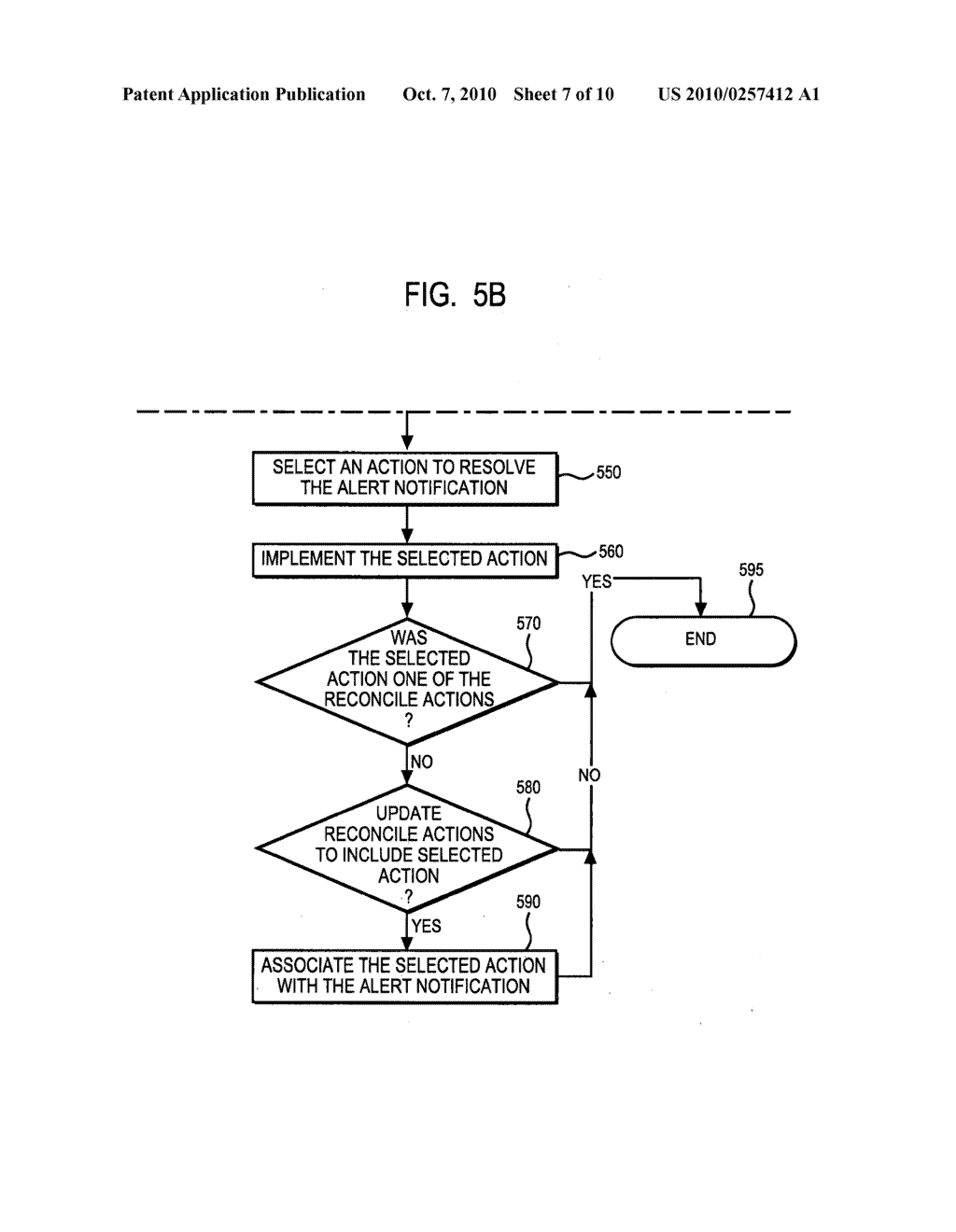 APPARATUS, SYSTEM, AND METHOD TO PROVIDE ALERT NOTIFICATION WITH RECONCILE ACTIONS - diagram, schematic, and image 08