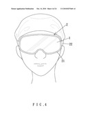 SWIMMING OR DIVING GOGGLES diagram and image