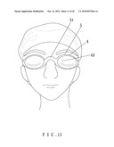 SWIMMING OR DIVING GOGGLES diagram and image