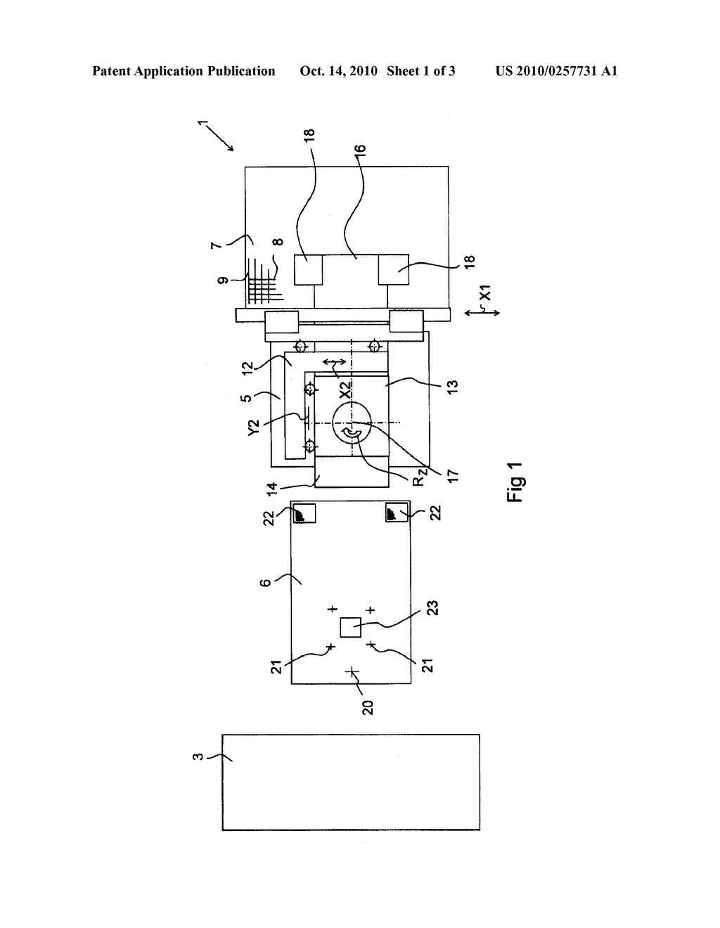 Device Suitable for Placing a Component on a Substrate, as well as Such a Method - diagram, schematic, and image 02