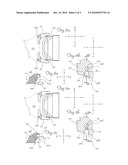 SKI-BOOT WITH MEANS FOR ACTUATING CORRESPONDING ENGAGING MEMBERS OF SKI-TOURING BINDINGS diagram and image