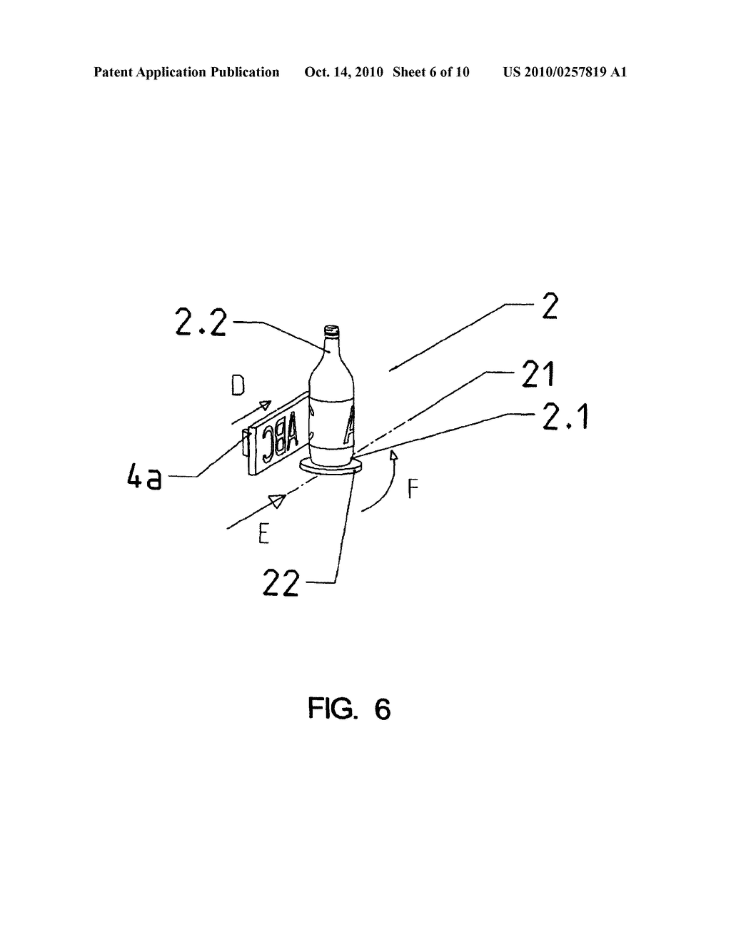 BOTTLING PLANT WITH AN INFORMATION-ADDING STATION CONFIGURED TO ADD INFORMATION ON THE OUTER SURFACE OF A BOTTLE OR CONTAINER - diagram, schematic, and image 07