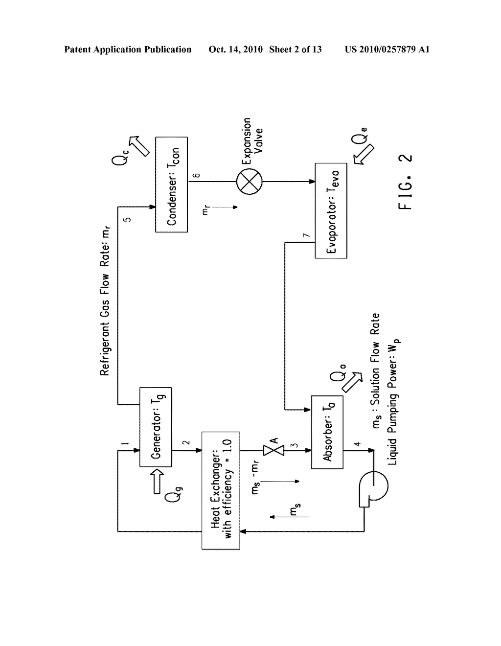 HYBRID VAPOR COMPRESSION-ABSORPTION CYCLE - diagram, schematic, and image 03