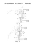 Reversible Rotating Door Lock Handle Structure diagram and image