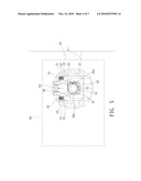 Reversible Rotating Door Lock Handle Structure diagram and image