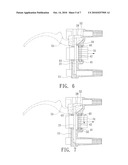 Reversible Rotating Door Lock Handle Structure diagram and image