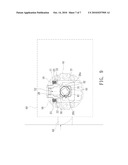 Reversible Rotating Door Lock Handle Structure diagram and image