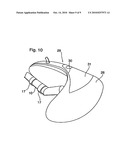 Aerodynamic handlebar storage container diagram and image