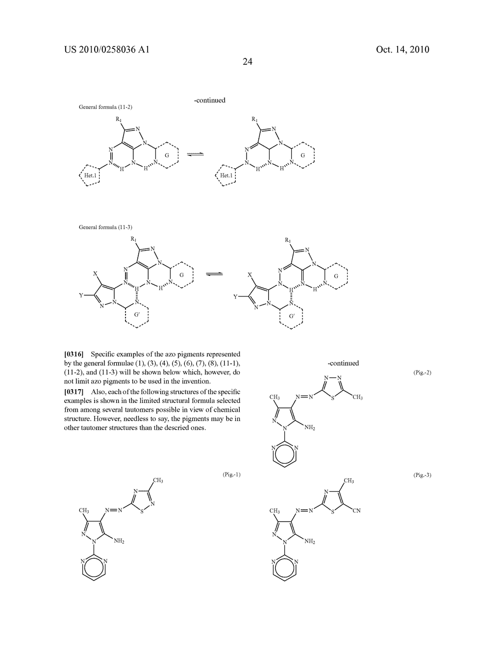 AZO PIGMENT, AND PIGMENT DISPERSION, COLORING COMPOSITION AND INK COMPOSITION FOR INKJET RECORDING CONTAINING THE SAME - diagram, schematic, and image 31