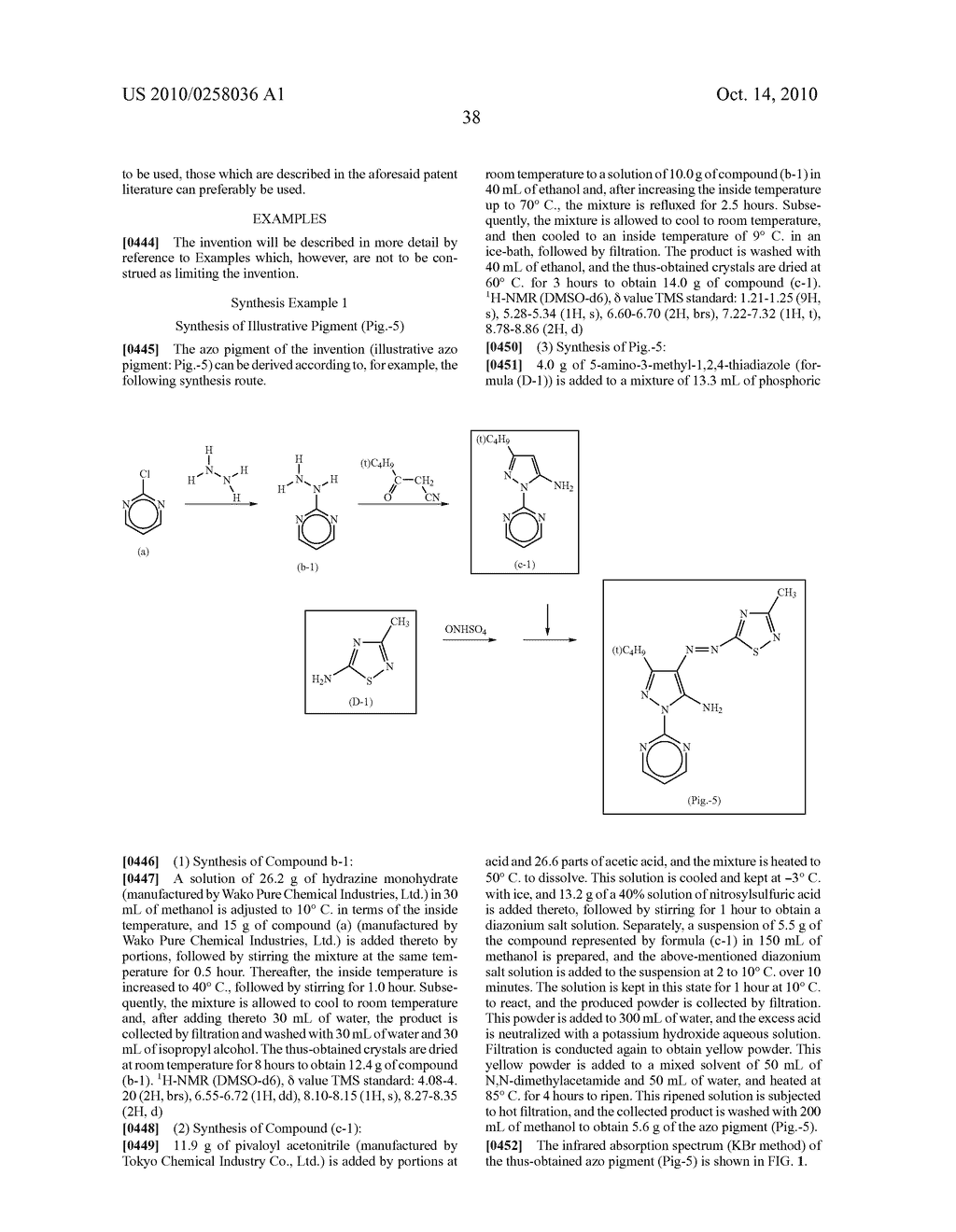 AZO PIGMENT, AND PIGMENT DISPERSION, COLORING COMPOSITION AND INK COMPOSITION FOR INKJET RECORDING CONTAINING THE SAME - diagram, schematic, and image 45