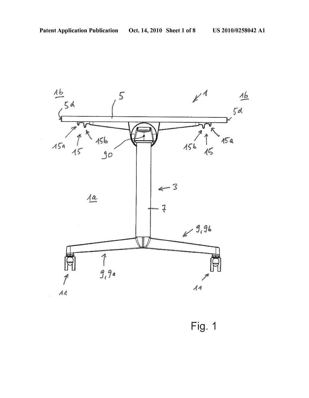 FOLDING TABLE - diagram, schematic, and image 02