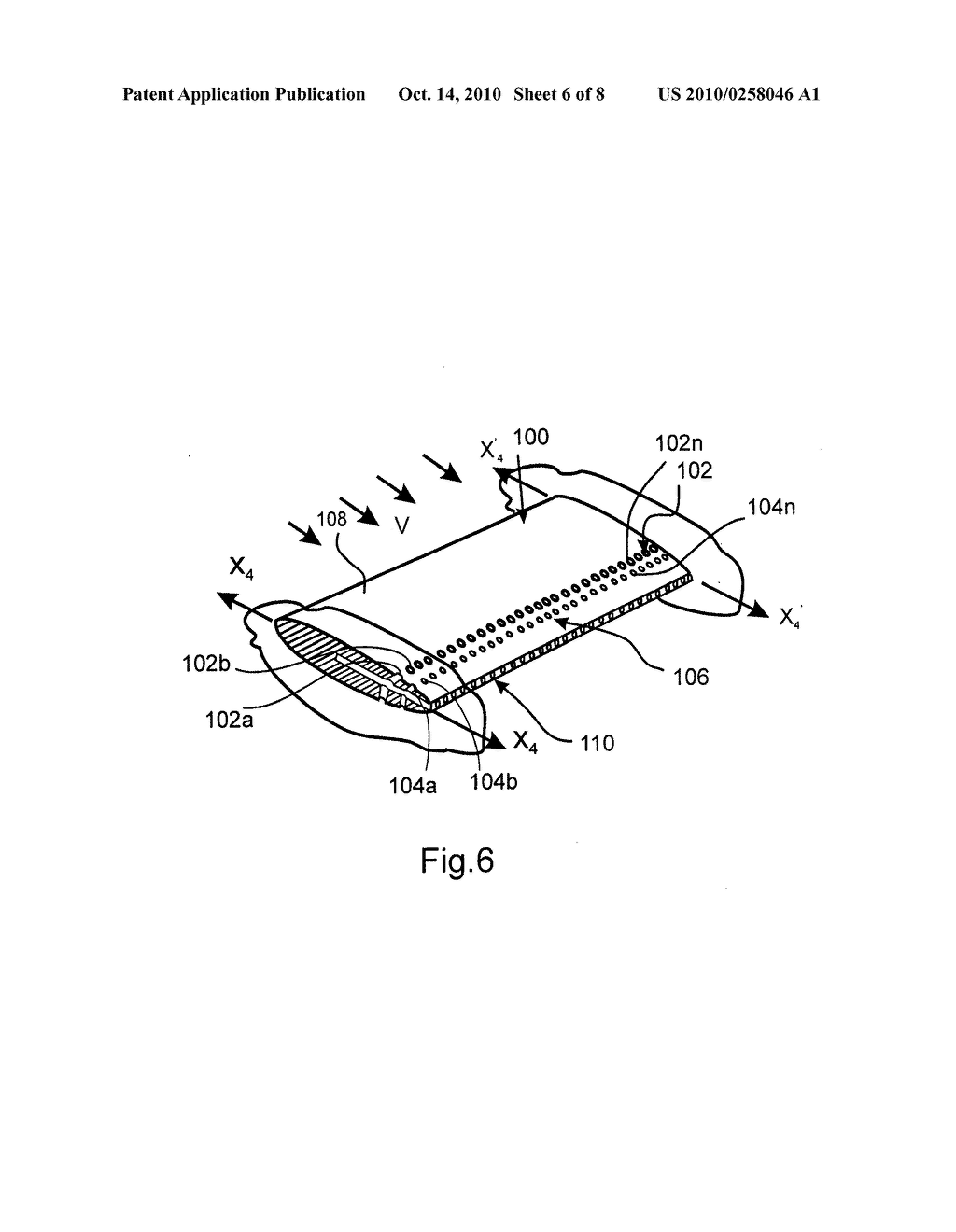 Method and apparatus for suppressing cavitation on the surface of a streamlined body - diagram, schematic, and image 07