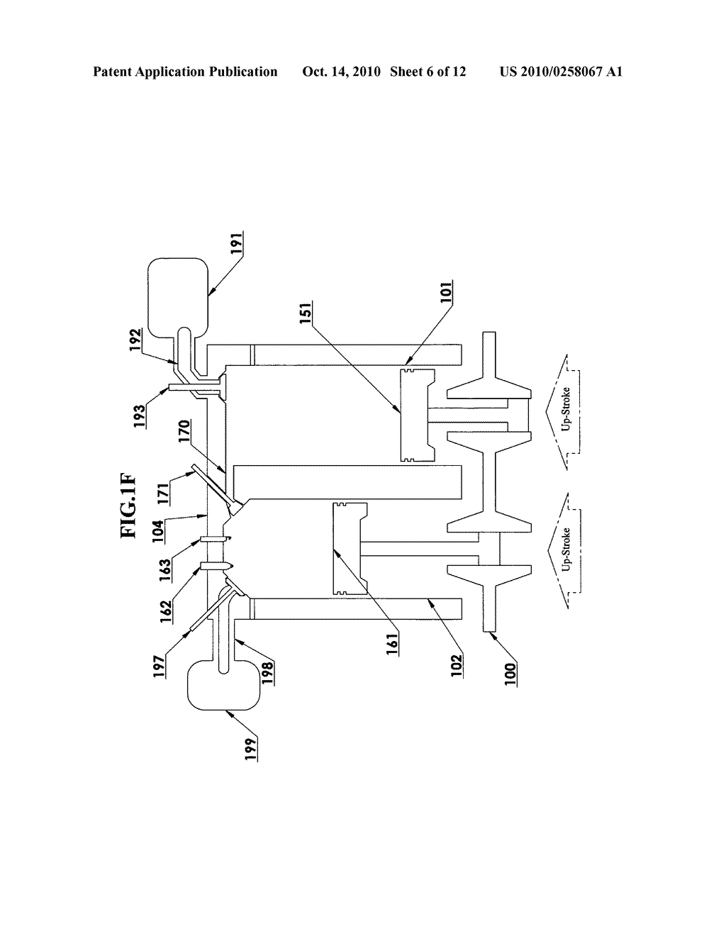 Overhead-exhaust type cross-cycle internal combustion engine - diagram, schematic, and image 07