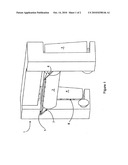 Device and method for cleaning the brushes of a vehicle wash gantry diagram and image