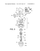 FAUCET WITH LOCKING SAFETY HANDLE diagram and image