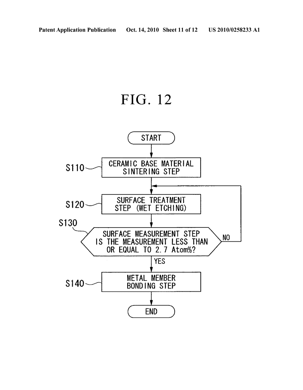 CERAMIC SUBSTRATE, METHOD OF MANUFACTURING CERAMIC SUBSTRATE, AND METHOD OF MANUFACTURING POWER MODULE SUBSTRATE - diagram, schematic, and image 12